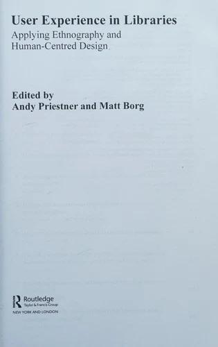 User Experience In Libraries (English, Andy Priestner | Matt Borg)