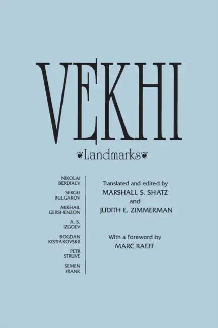 Vekhi (English, Nikolei Berdiaev | Marshall S. Shatz | S. N. Bulgakov)