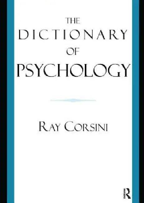 The Dictionary of Psychology (English, Ray Corsini)