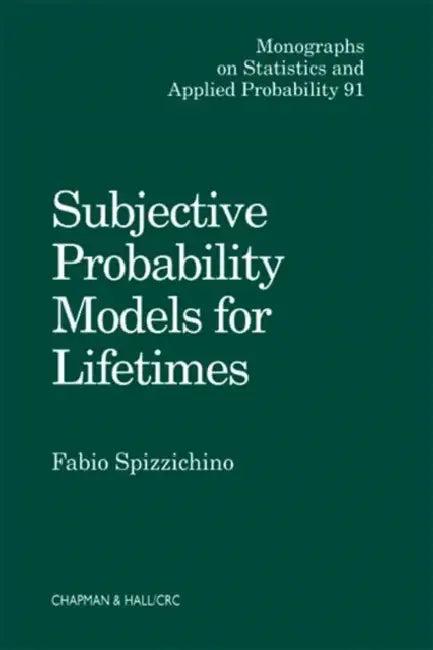 Subjective Probability Models for Lifetimes (English, Fabio Spizzichino)