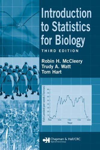 Introduction to Statistics for Biology (English, Trudy A. Watt)