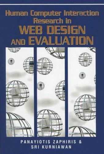 Human Computer Interaction Research in Web Design and Evaluation (English, Panayiotis Zaphiris | Sri Kurniawan)