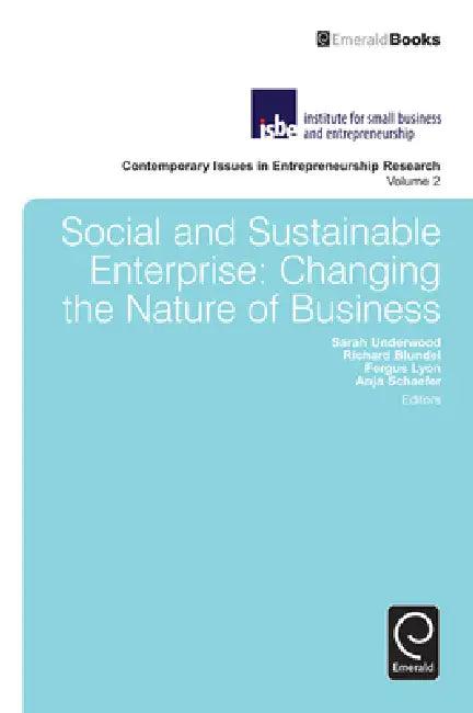 Social and Sustainable Enterprise (English, Sarah Underwood | Richard Blundel | Fergus Lyon)