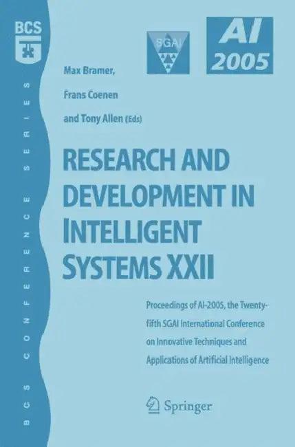Research and Development in Intelligent Systems XXII (English, Frans Coenen | Tony Allen)