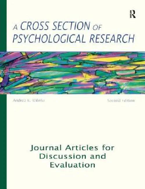 A Cross Section of Psychological Research (English, Andrea K. Milinki)