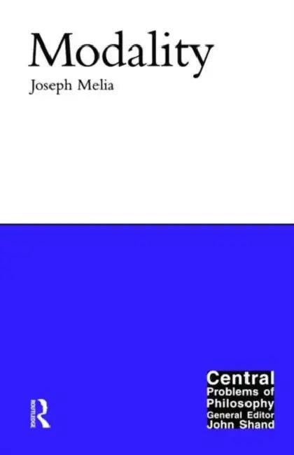 Modality (English, Joseph Melia)