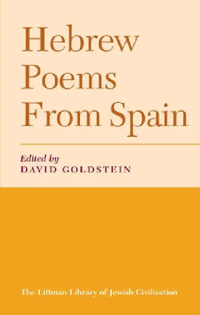 Hebrew Poems from Spain (English, David Goldstein)