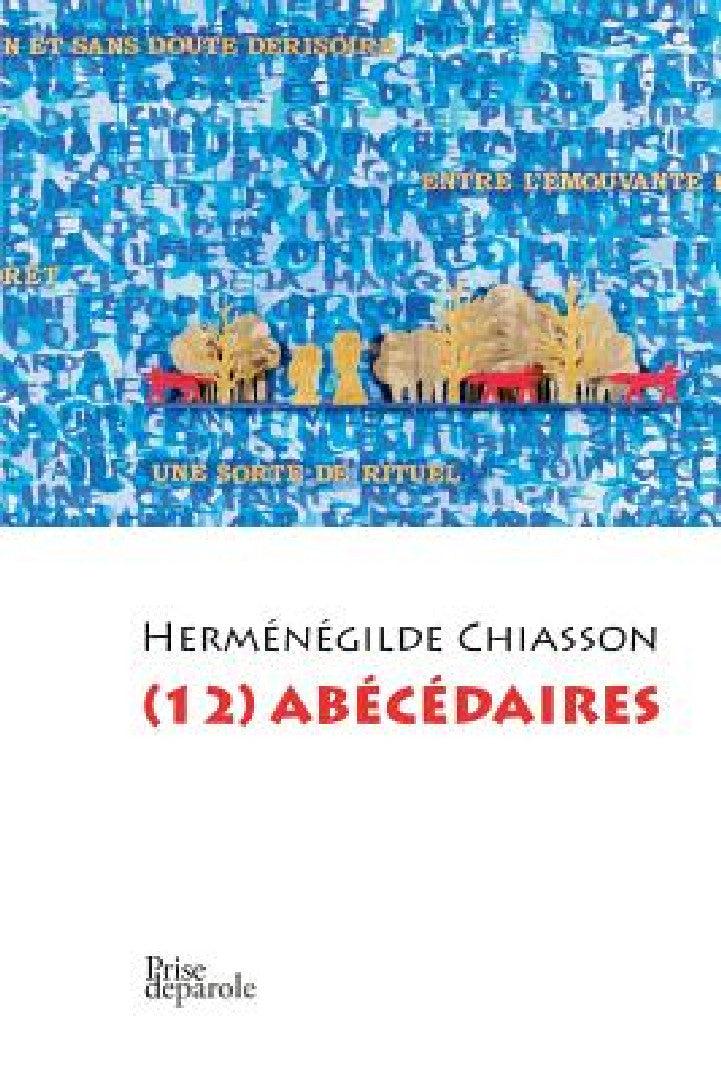 (12) abécédaires (English, Herménégilde Chiasson)