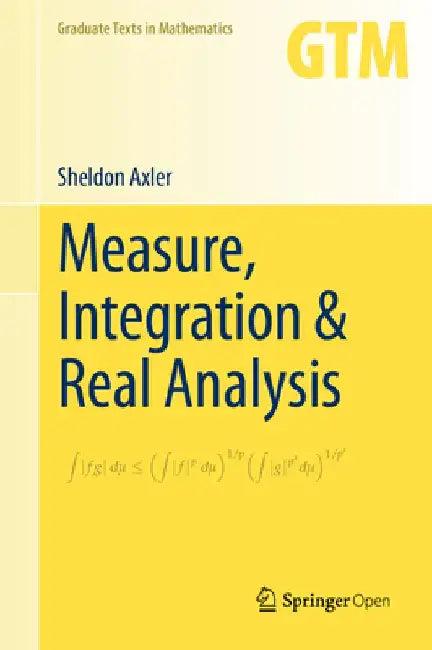 Measure, Integration & Real Analysis (English, Sheldon Axler)