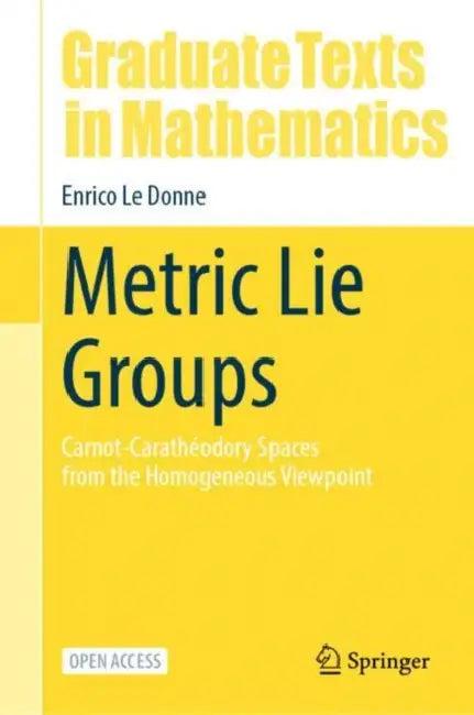 Metric Lie Groups (English, Enrico Le Donne)