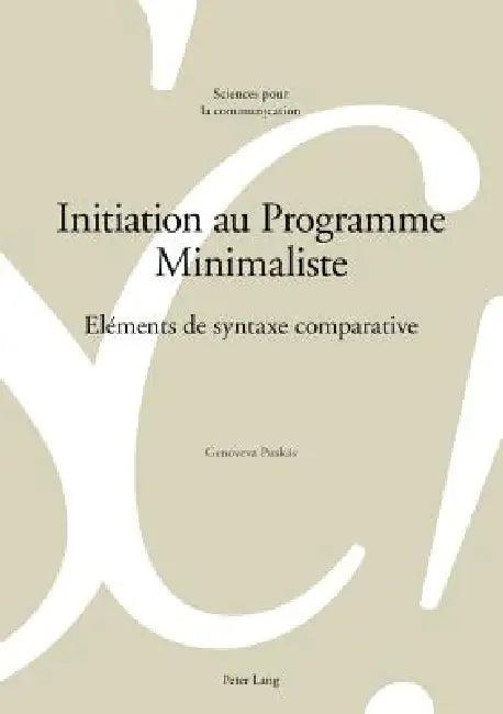 Initiation au Programme Minimaliste (English, Puskas-G)
