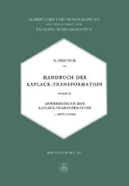 Handbuch Der Laplace-Transformation (English, Gustav Doetsch)