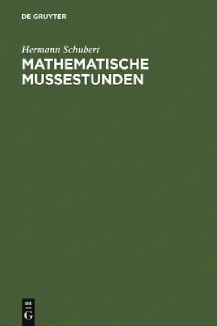 Mathematische Mußestunden (English, Hermann Schubert | Joachim Erlebach)