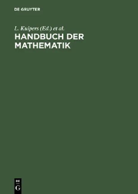 Handbuch der Mathematik (English, L. Kuipers | R. Timman | Anneliese Oberschelp)
