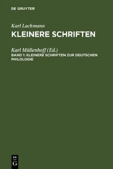 Kleinere Schriften Zur Deutschen Philologie (English, Karl Müllenhoff)