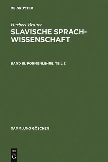Formenlehre. Teil 2 (English, Herbert Brauer)