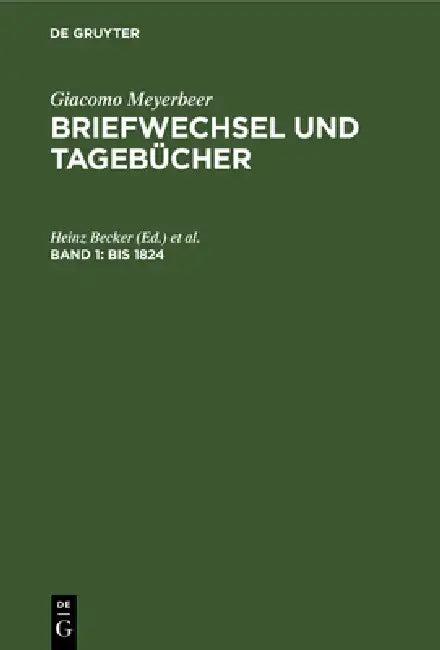 Bis 1824 (English, Heinz Becker | Gudrun Becker)