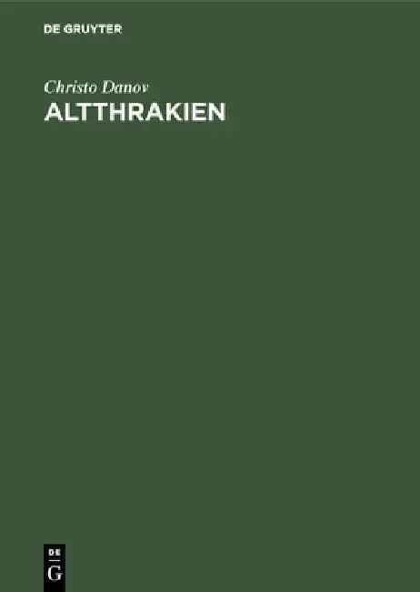Altthrakien (English, Christo Danov | Gerda Minkova | Nikolaj Kulev)