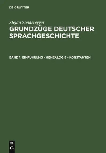 Einführung - Genealogie - Konstanten (English, Stefan Sonderegger)