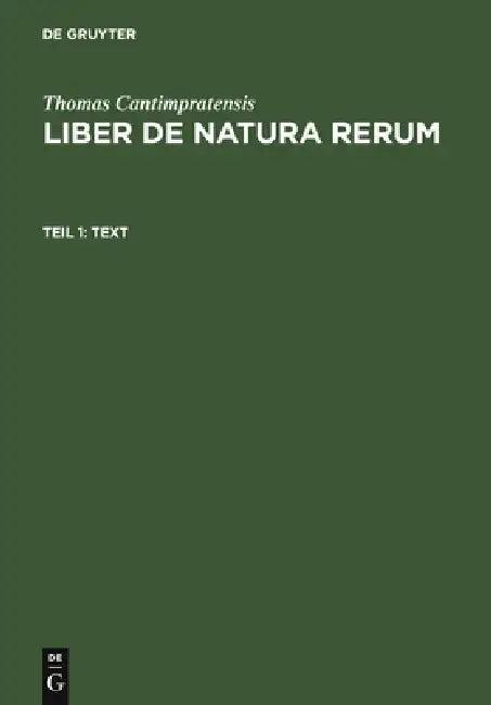 Text (English, Thomas Cantimpratensis)