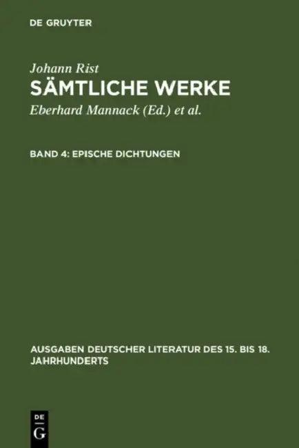 Epische Dichtungen (English, Eberhard Mannack | Helga Mannack | Klaus Reichelt)