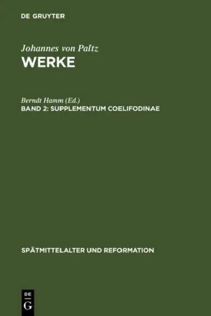 Supplementum Coelifodinae (English, Berndt Hamm | Heiko A. Oberman)