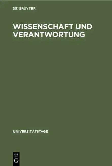 Wissenschaft Und Verantwortung (English, No Contributor)