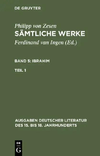 Sämtliche Werke. Bd 5 (English, Philipp Von Zesen | Volker Meid)