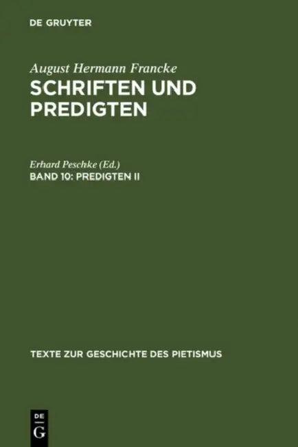 Predigten II (English, Erhard Peschke)