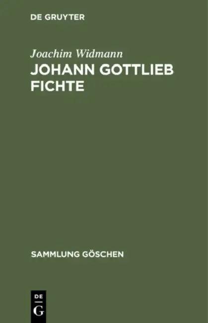 Johann Gottlieb Fichte (English, Joachim Widmann)