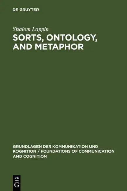 Sorts, Ontology, and Metaphor (English, Shalom Lappin)
