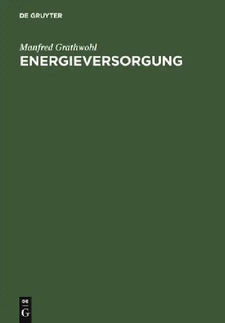 Energieversorgung (English, Manfred Grathwohl)