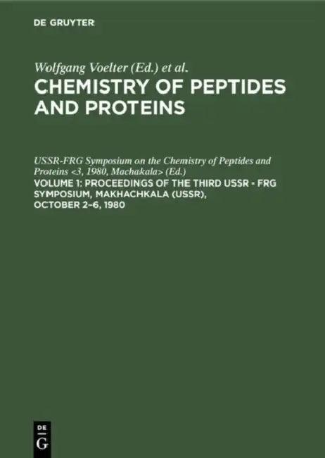 Proceedings of the Third USSR - Frg Symposium, Makhachkala (Ussr), October 2-6, 1980 (English, Ussr-Frg Symposium on the Chemistry of P)