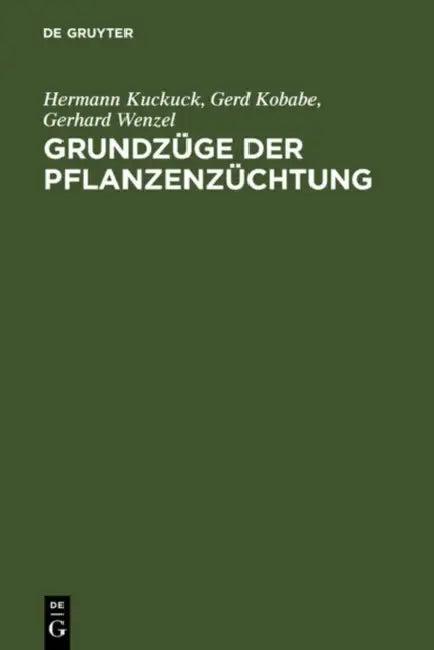 Grundzüge Der Pflanzenzüchtung (English, Hermann Kuckuck | Gerd Kobabe | Gerhard Wenzel)
