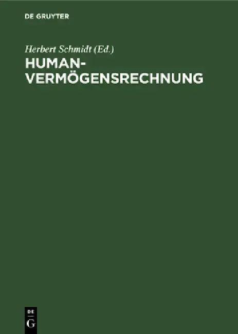 Humanvermögensrechnung (English, Herbert Schmidt | Heike Schmidt)