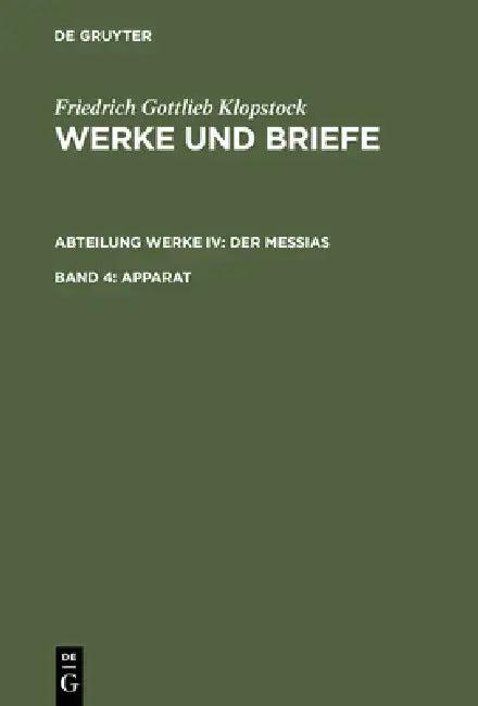 Apparat (English, Friedrich Gottlieb Klopstock | Elisabeth Höpker-Herberg)