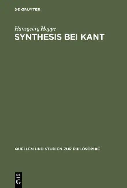 Synthesis Bei Kant (English, Hansgeorg Hoppe)