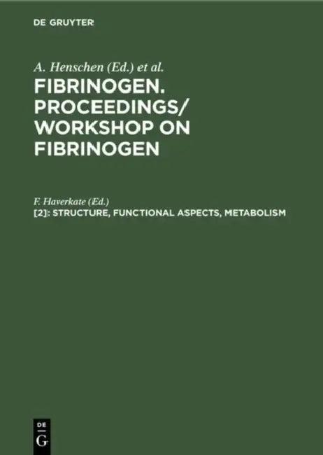Structure, functional aspects, metabolism (English, F. Haverkate)