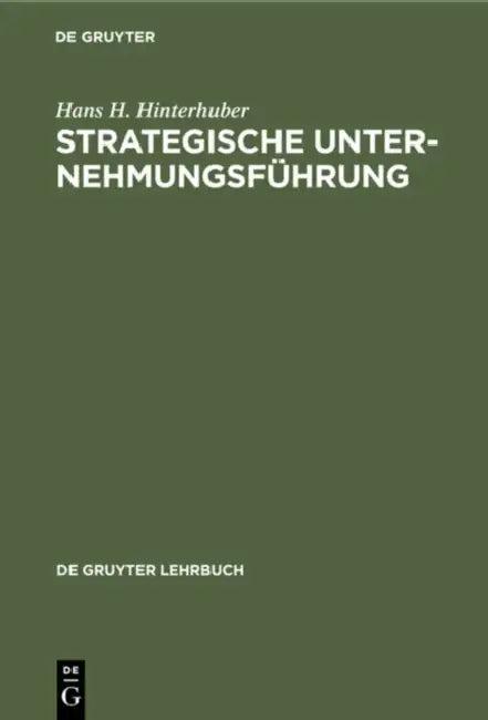 Strategische Unternehmungsführung (English, Hans H. Hinterhuber)
