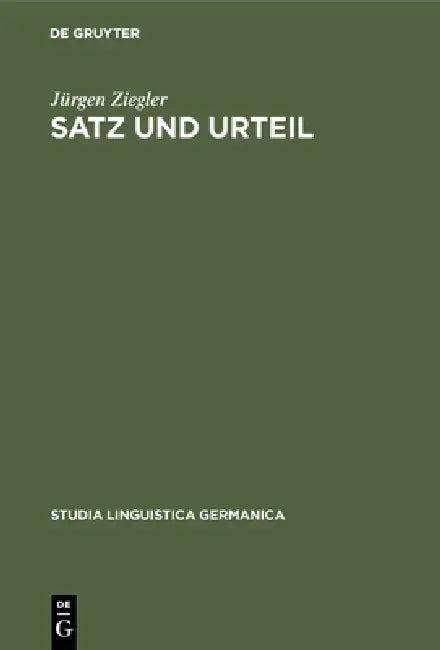 Satz und Urteil (English, Jürgen Ziegler)