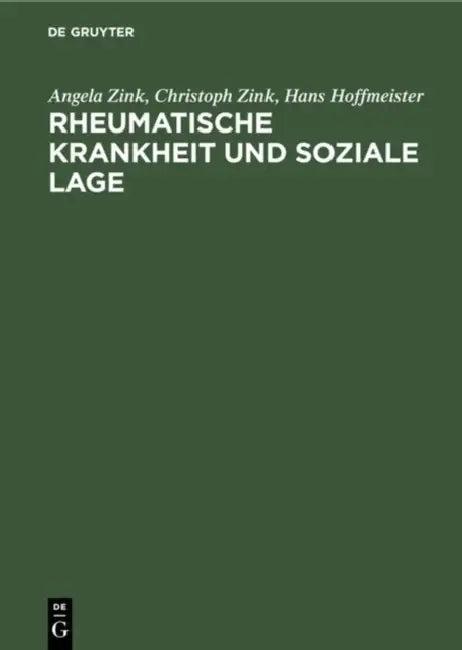 Rheumatische Krankheit und soziale Lage (English, Angela Zink | Christoph Zink | Hans Hoffmeister)