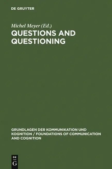 Questions and Questioning (English, Michel Meyer)