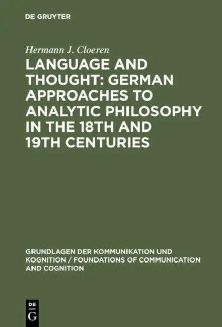 Language and Thought (English, Hermann J. Cloeren)