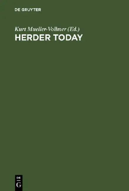 Herder Today (English, Kurt Mueller-Vollmer)