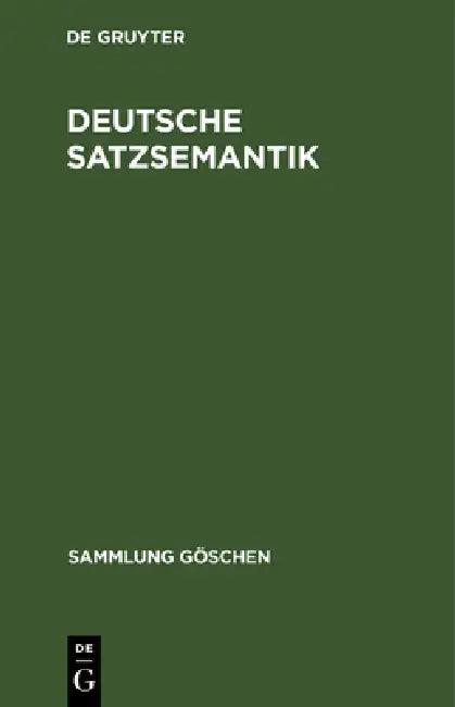 Deutsche Satzsemantik (English, No Contributor)