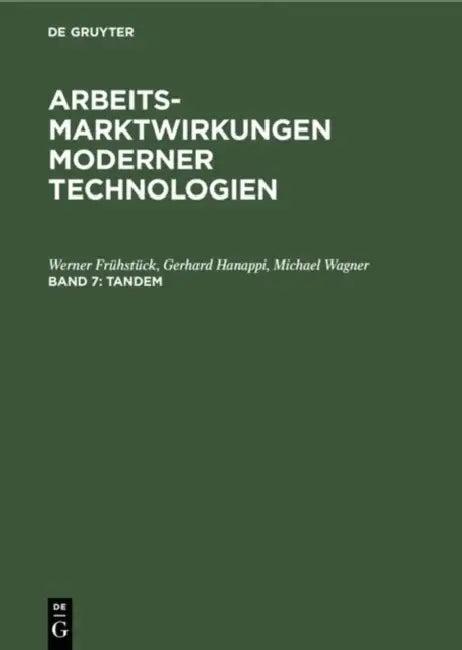 Tandem (English, Werner Frühstück | Gerhard Hanappi | Michael Wagner)