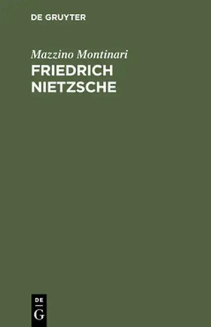 Friedrich Nietzsche (English, Mazzino Montinari)