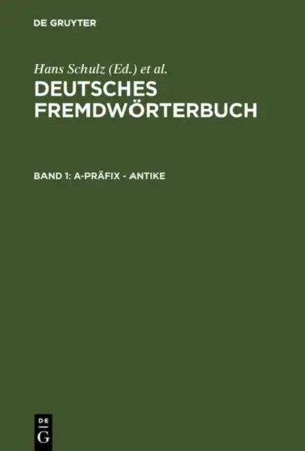 A-Prafix - Antike (English, Gerhard Strau | Elke Donalies | Heidrun Kamper-Jensen)