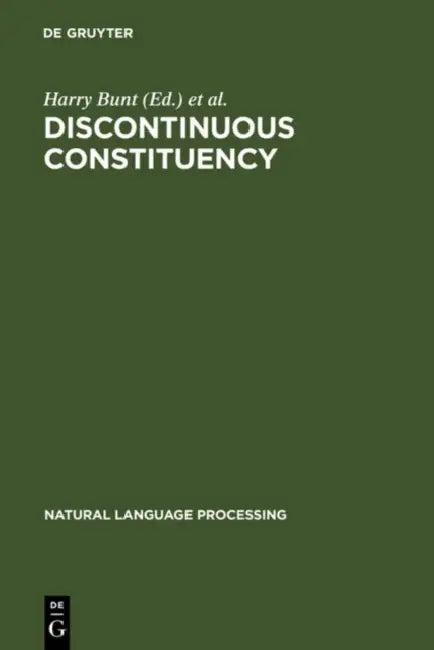 Discontinuous Constituency (English, Harry Bunt | Arthur Van Horck)