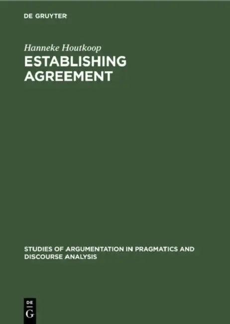Establishing Agreement (English, Hanneke Houtkoop)